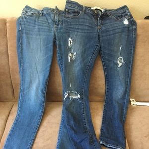 2 pairs of Abercrombie & Fitch Women’s Jeans